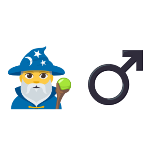 🧙♂ Emoji Domain EmojiOne rendering